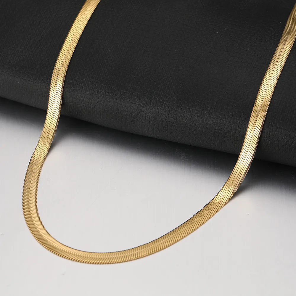 Titanium Snake Herringbone Choker - Premium Jewelry from Dazzling Delights - Just $27.95! Shop now at Dazzling Delights