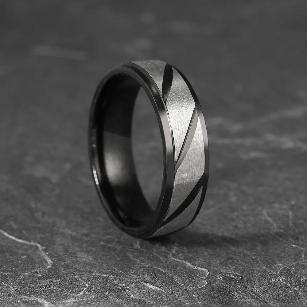 Brushed Titanium Wedding Bands - Premium Jewelry from Dazzling Delights - Just $29.95! Shop now at Dazzling Delights