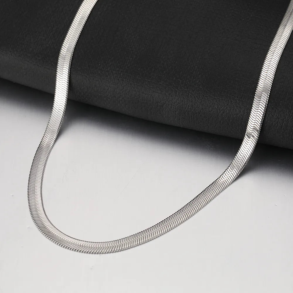 Titanium Snake Herringbone Choker - Premium Jewelry from Dazzling Delights - Just $27.95! Shop now at Dazzling Delights