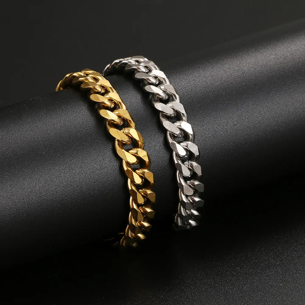 Titanium Cuban Bracelet - Premium Jewelry from Dazzling Delights - Just $28.95! Shop now at Dazzling Delights
