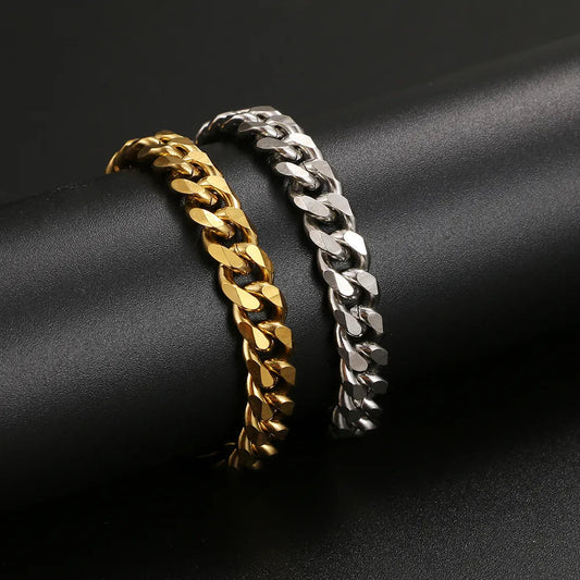 Titanium Cuban Bracelet - Premium Jewelry from Dazzling Delights - Just $28.95! Shop now at Dazzling Delights