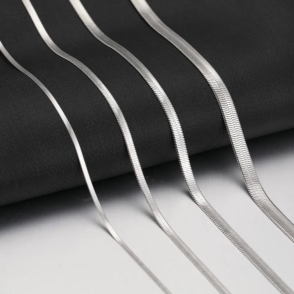 Titanium Snake Herringbone Choker - Premium Jewelry from Dazzling Delights - Just $27.95! Shop now at Dazzling Delights