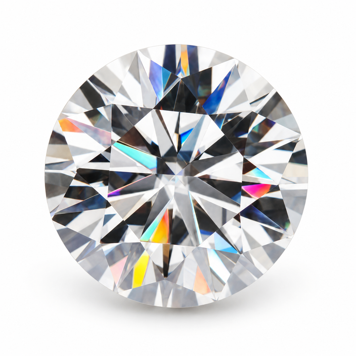 Round Brilliant Cut Loose Moissanite – D Colour VVS1