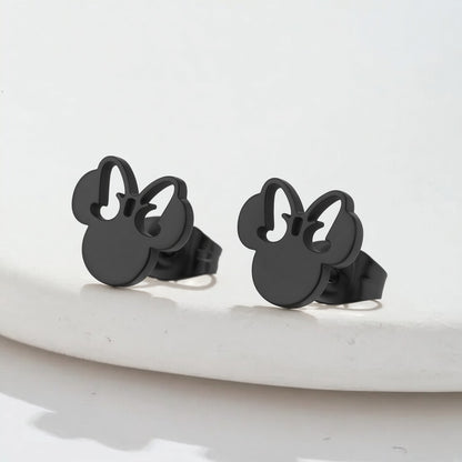 Brincos de titânio Minnie Mouse