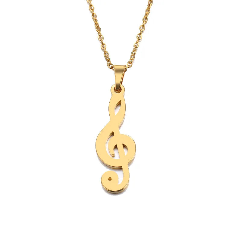 Titanium Music Note Pendant Necklace - Premium Jewelry from Dazzling Delights - Just $22.95! Shop now at Dazzling Delights