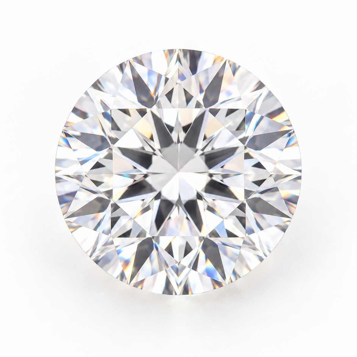 Round brilliant cut loose moissanite – D Colour VVS1