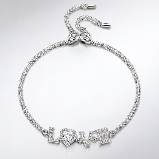 Pulseira AMOR Moissanite 
