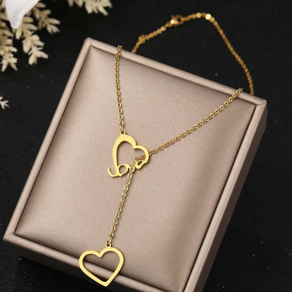 Titanium Love Heart Pendant Necklace - Premium Jewelry from Dazzling Delights - Just $24.95! Shop now at Dazzling Delights