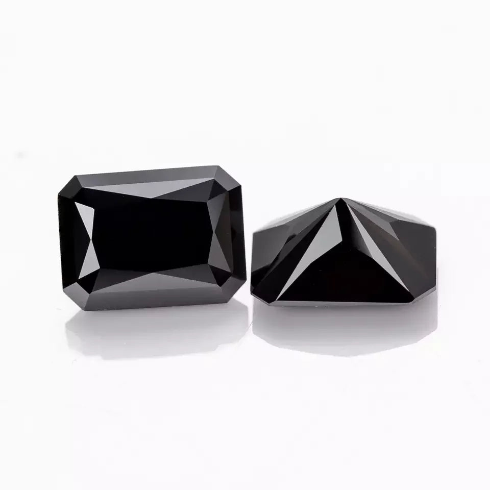 Black Radiant Cut Moissanites - Premium Jewelry from Dazzling Delights - Just $62.50! Shop now at Dazzling Delights