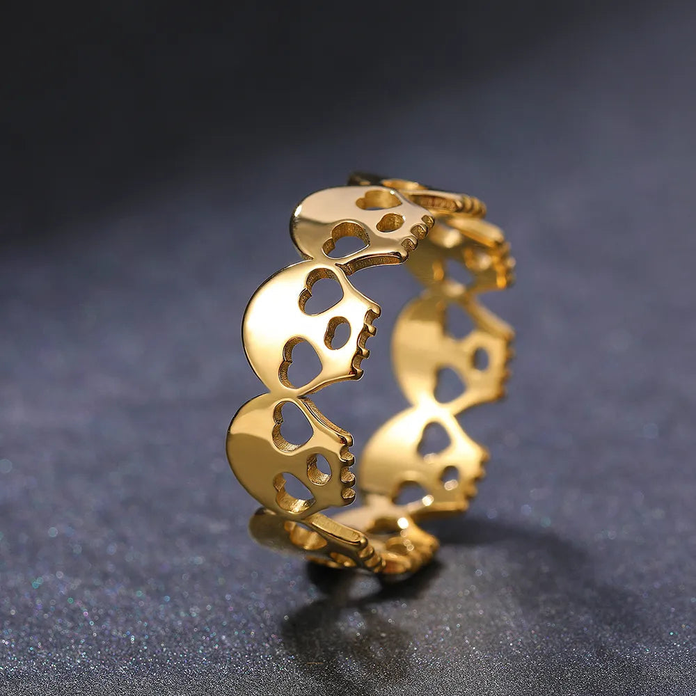 Titanium Eternal Skull Ring - Premium Jewelry from Dazzling Delights - Just $23.95! Shop now at Dazzling Delights