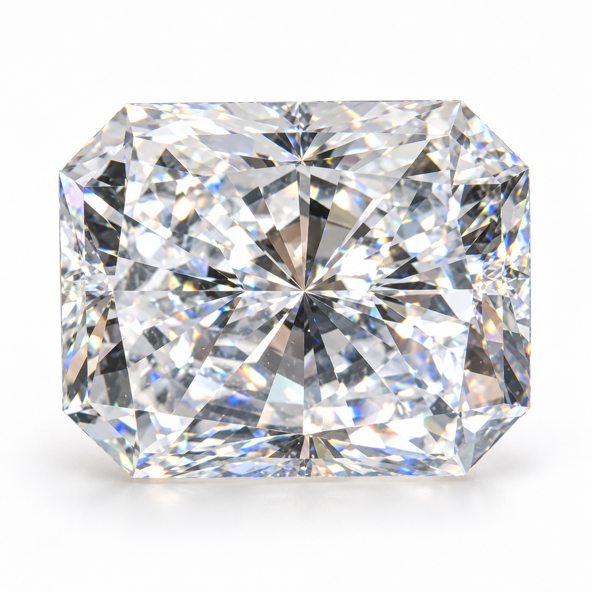 Moissanites de Corte Radiante 