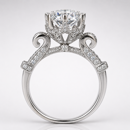 Protea Royale Moissanite Engagement Ring