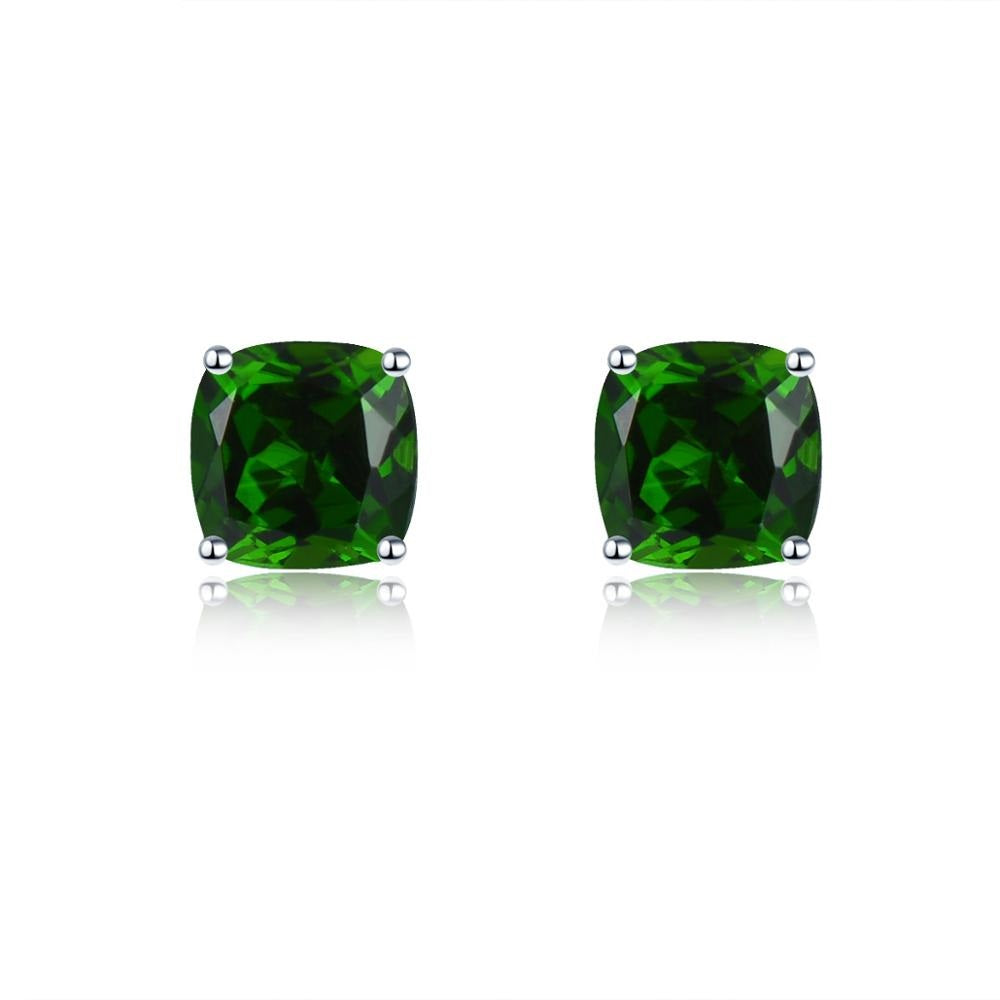 5x5mm Cushion Cut Natural Gemstone Stud Earrings - Your Choice of Gemstone - Premium Jewelry from Dazzling Delights - Just $67.95! Shop now at Dazzling Delights