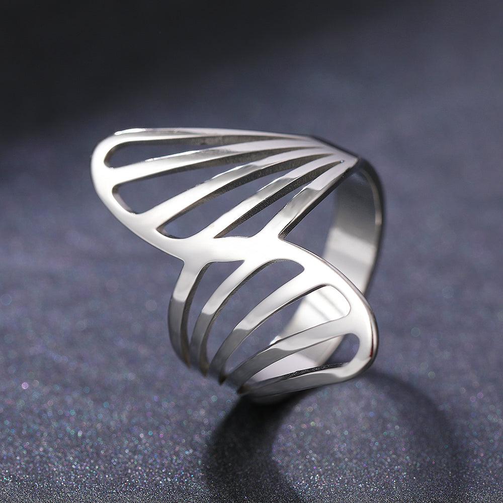 Titanium Symmetrical Ring - Premium Jewelry from Dazzling Delights - Just $28.95! Shop now at Dazzling Delights