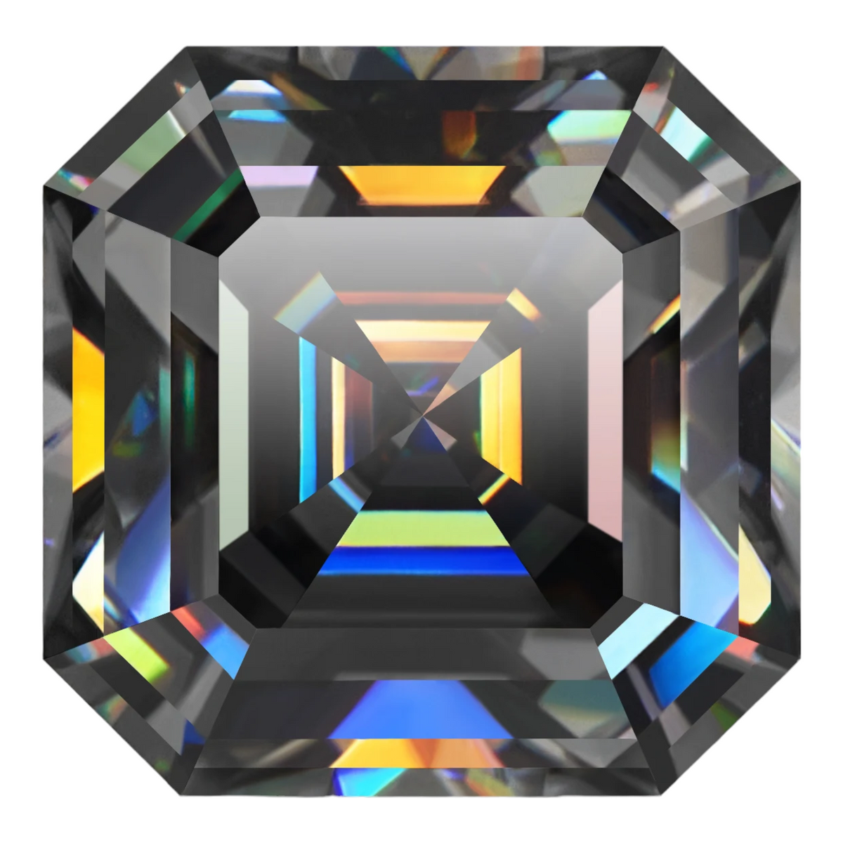 Grey Asscher Cut Moissanites - Premium Jewelry from Dazzling Delights - Just $83.33! Shop now at Dazzling Delights
