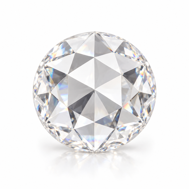 Flat Rose Cut Loose Moissanite – D Colour VVS1