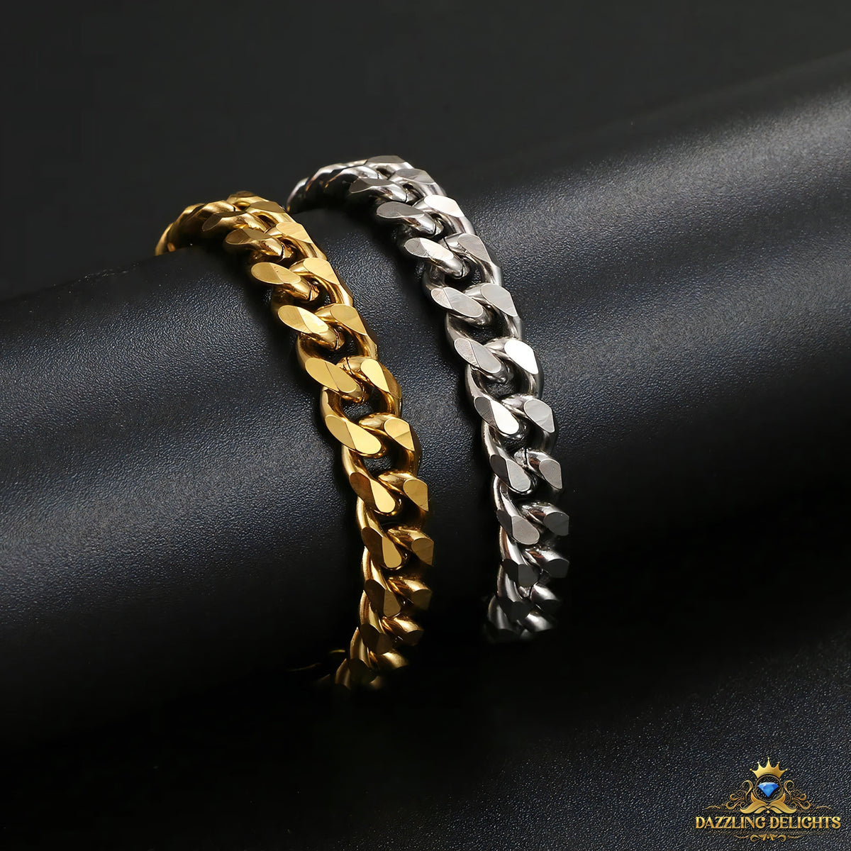 Titanium Cuban Bracelet - Premium Jewelry from Dazzling Delights - Just $28.95! Shop now at Dazzling Delights