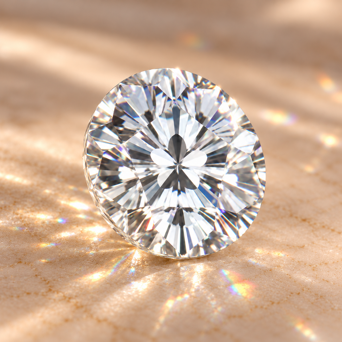 Plum Blossom Petal Cut Loose Moissanite – D Colour VVS1