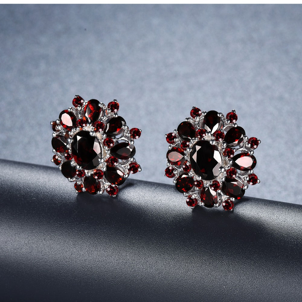 15 Carats Garnet Earrings - Premium Jewelry from Dazzling Delights - Just $185.95! Shop now at Dazzling Delights