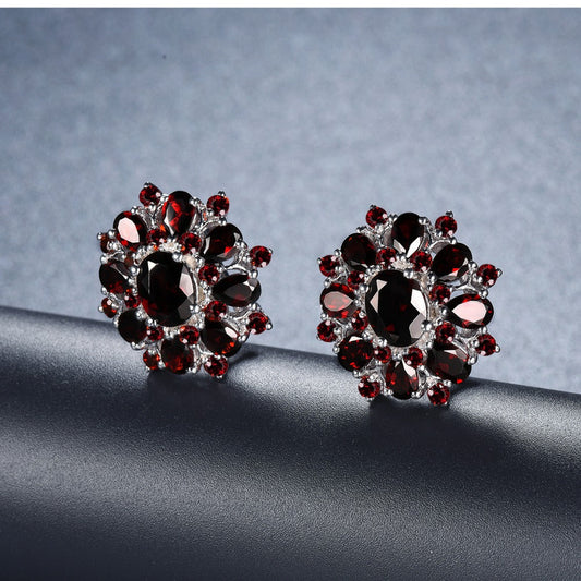 15 Carats Garnet Earrings - Premium Jewelry from Dazzling Delights - Just $185.95! Shop now at Dazzling Delights