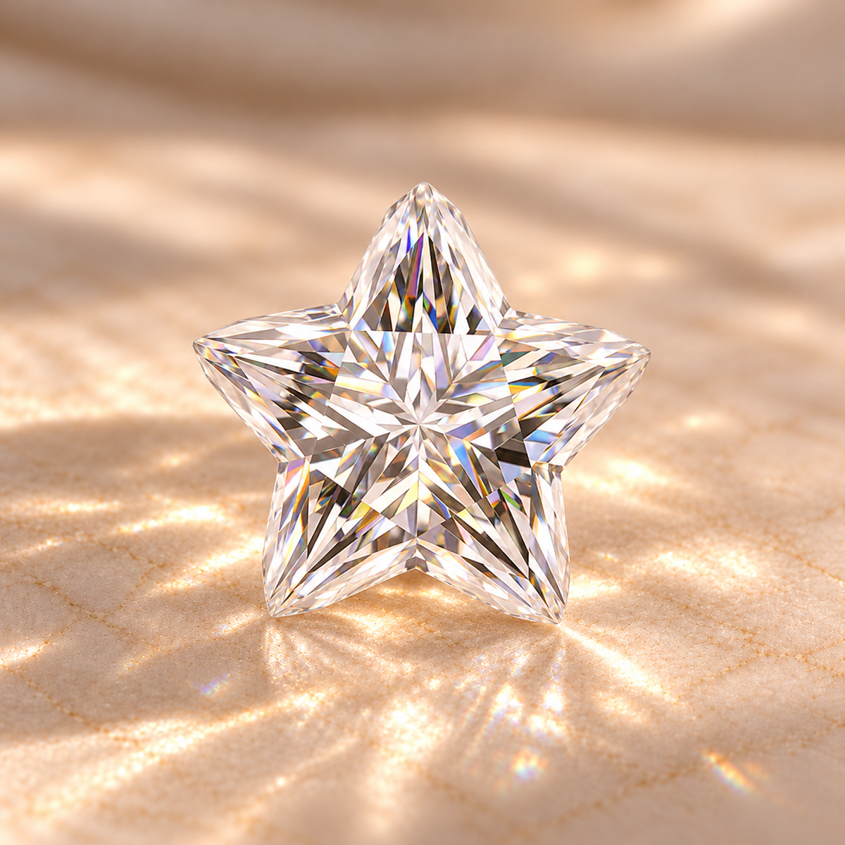 Pentagram Cut Loose Moissanite – D Colour VVS1