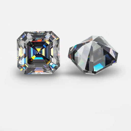 Grey Asscher Cut Moissanites - Premium Jewelry from Dazzling Delights - Just $83.33! Shop now at Dazzling Delights