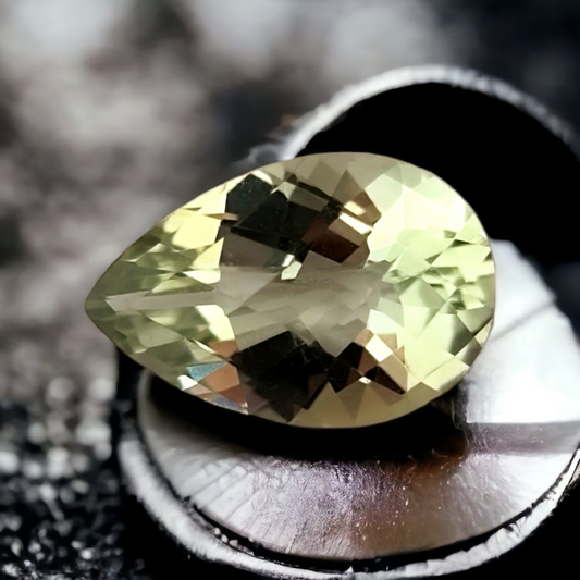 4.71ct Pear Cut Prasiolite - Premium Jewelry from Dazzling Delights - Just $55.95! Shop now at Dazzling Delights