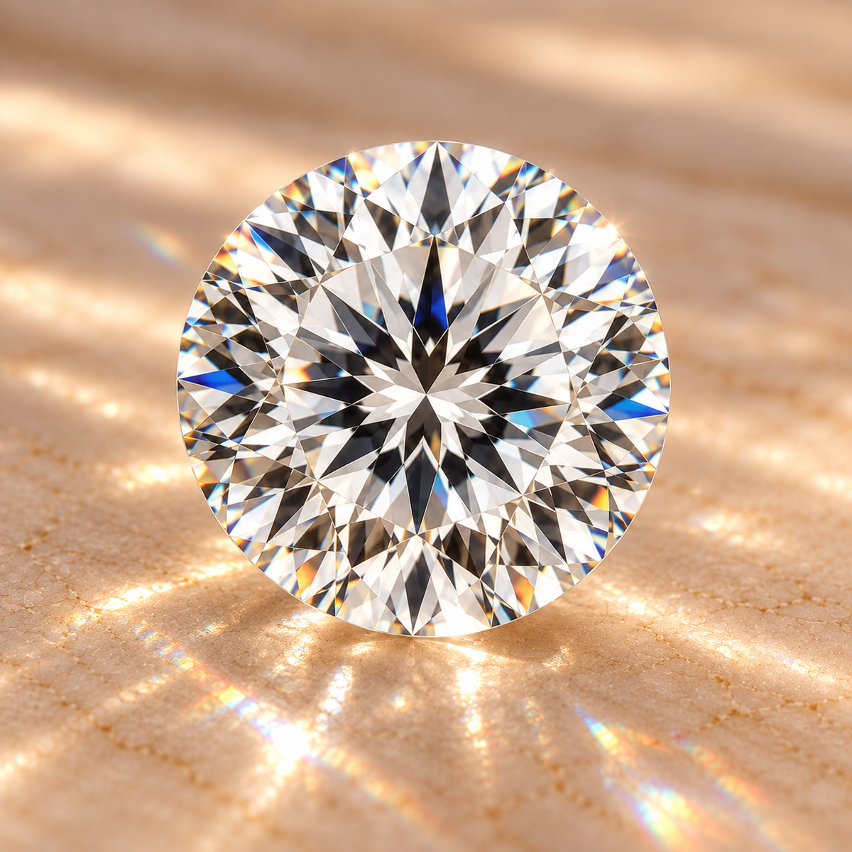 Moissanites Redondos com Corte Brilhante 