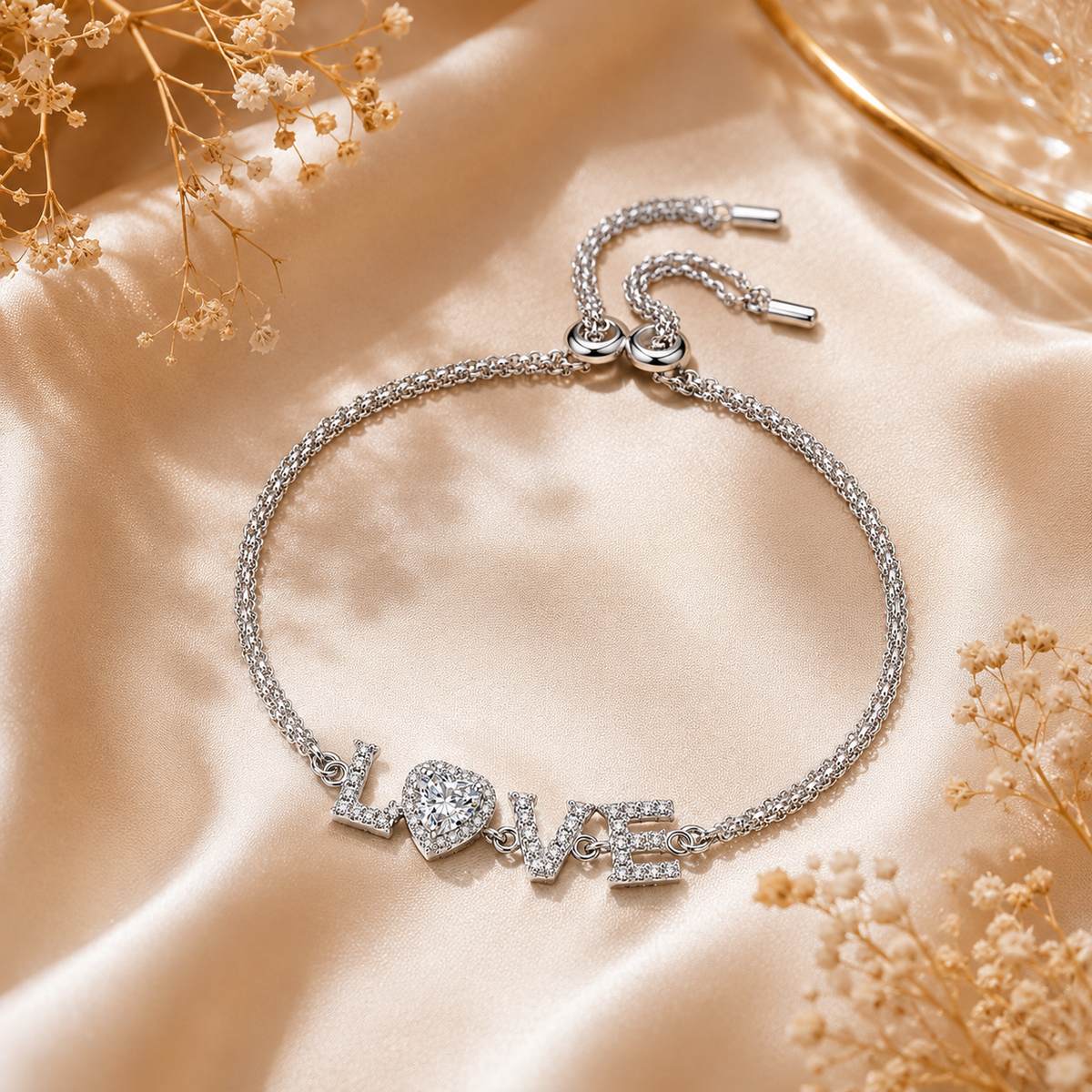 Pulsera AMOR Moissanita 
