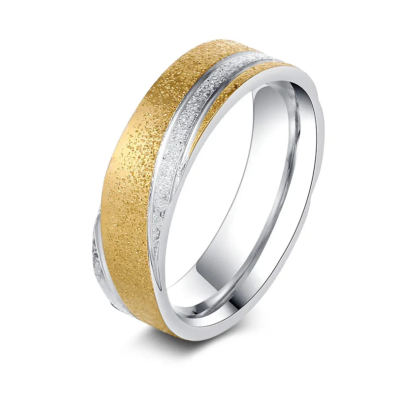 Titanium 6mm Two-Tone Wedding Band - Premium Jewelry from Dazzling Delights - Just $31.95! Shop now at Dazzling Delights