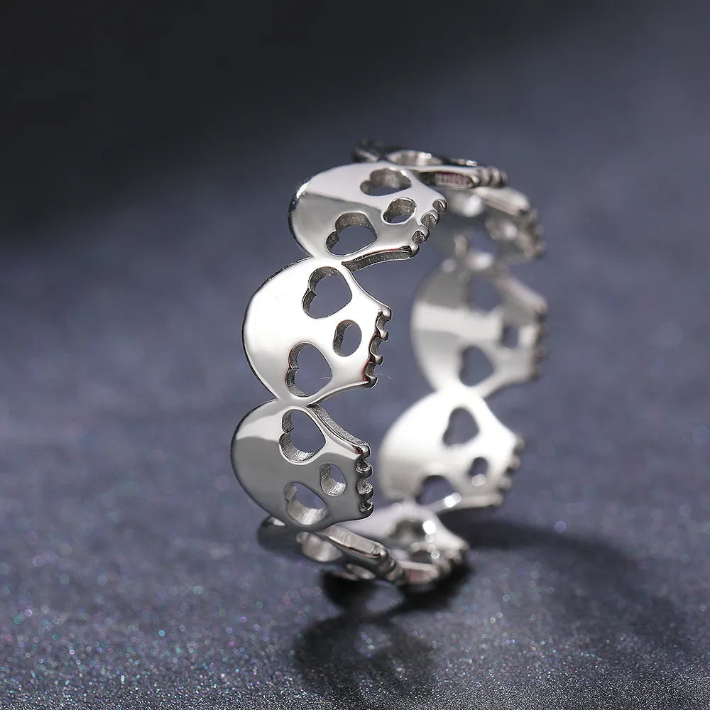 Titanium Eternal Skull Ring - Premium Jewelry from Dazzling Delights - Just $23.95! Shop now at Dazzling Delights