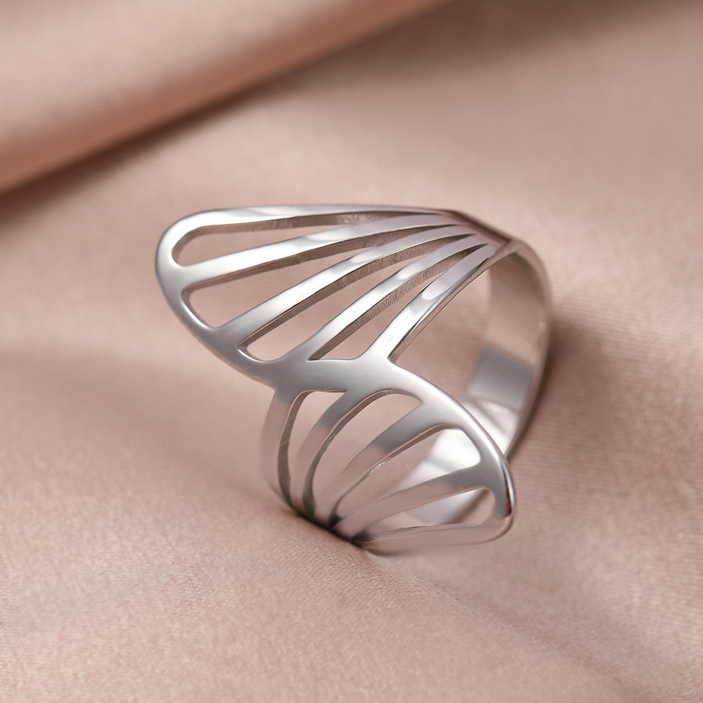 Titanium Symmetrical Ring - Premium Jewelry from Dazzling Delights - Just $28.95! Shop now at Dazzling Delights
