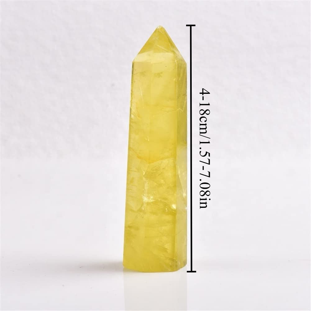 Radiant Natural Citrine Tower Point – Golden Obelisk Wand (November Birthstone)