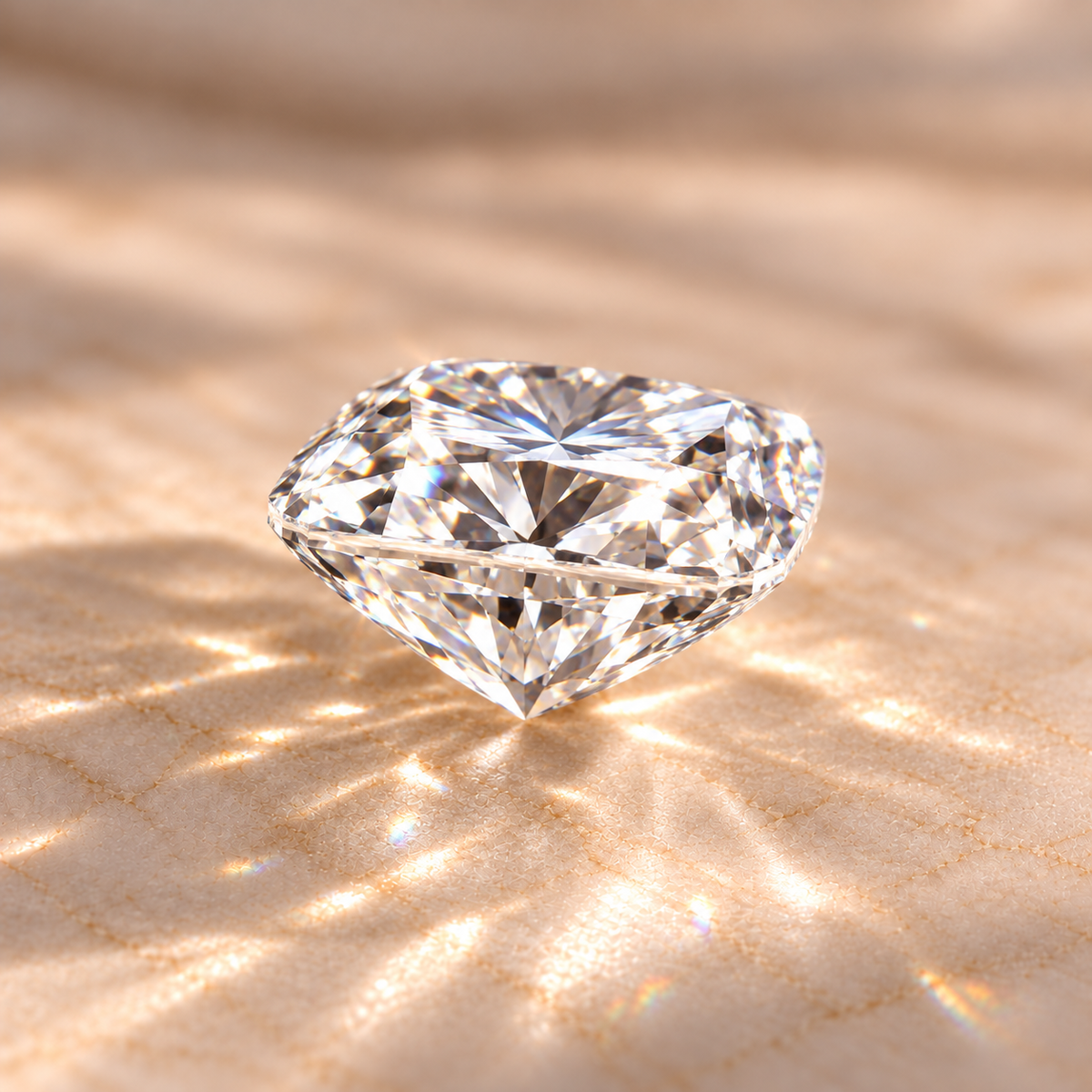 Almofada Corte Moissanites 