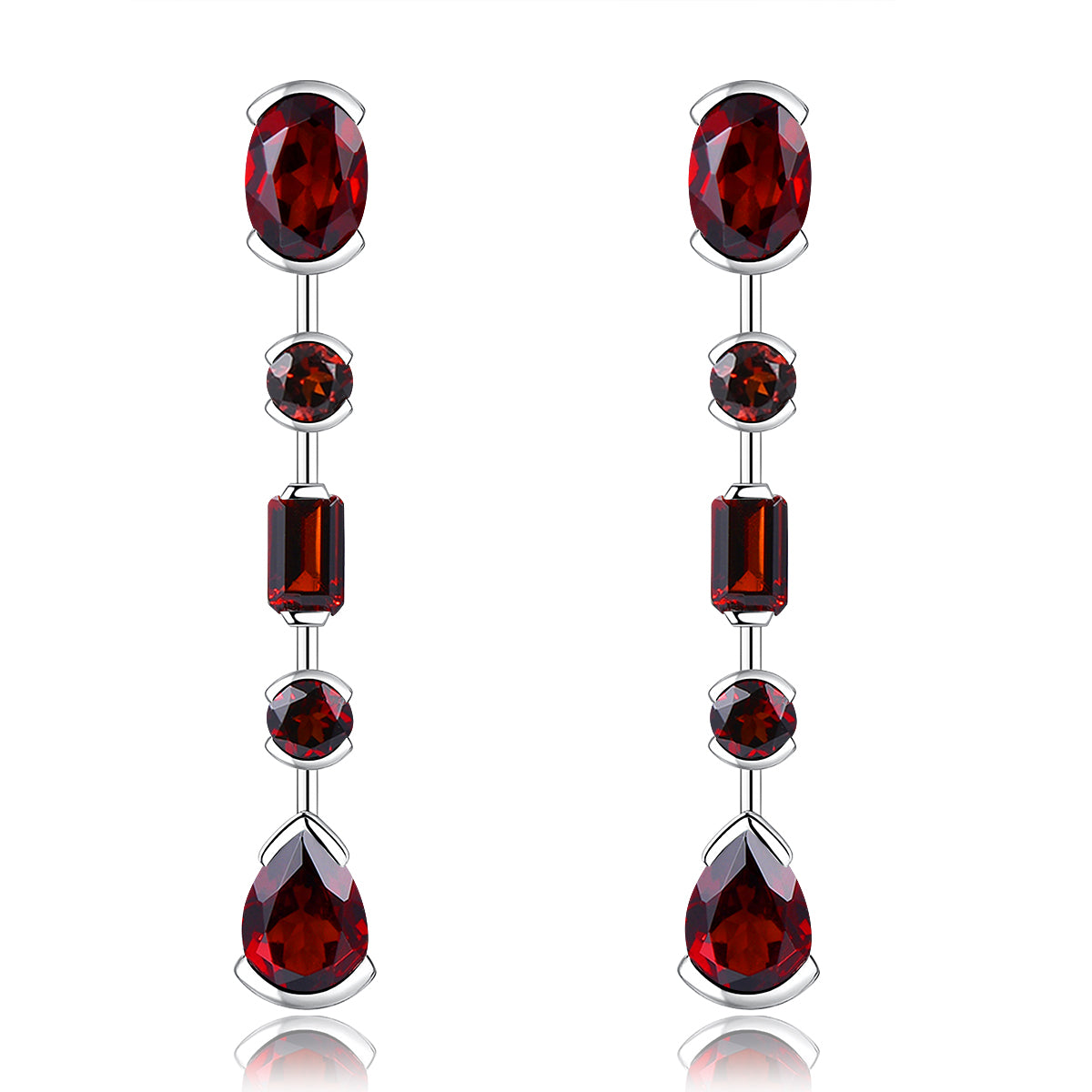 3.5 Carats Natural Gemstone Dangle Earrings - Your Choice of Gemstone - Premium Jewelry from Dazzling Delights - Just $85.95! Shop now at Dazzling Delights