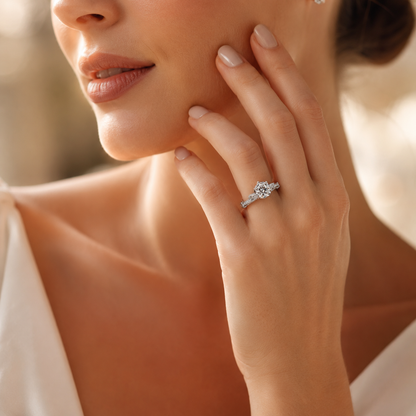 Protea Royale Moissanite Engagement Ring