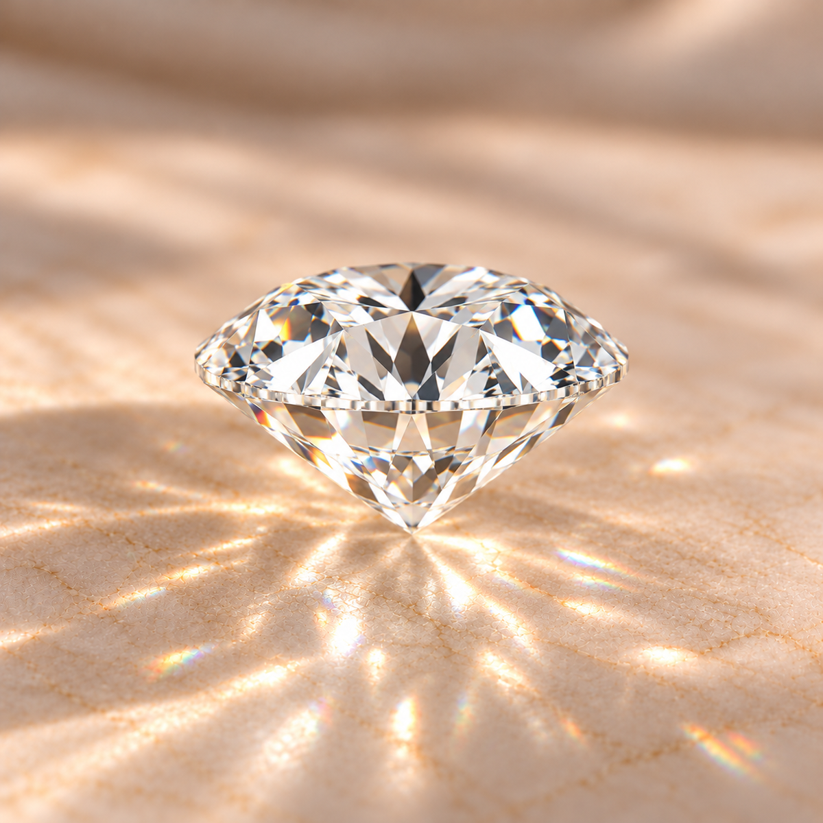 Moissanites Redondos com Corte Brilhante 