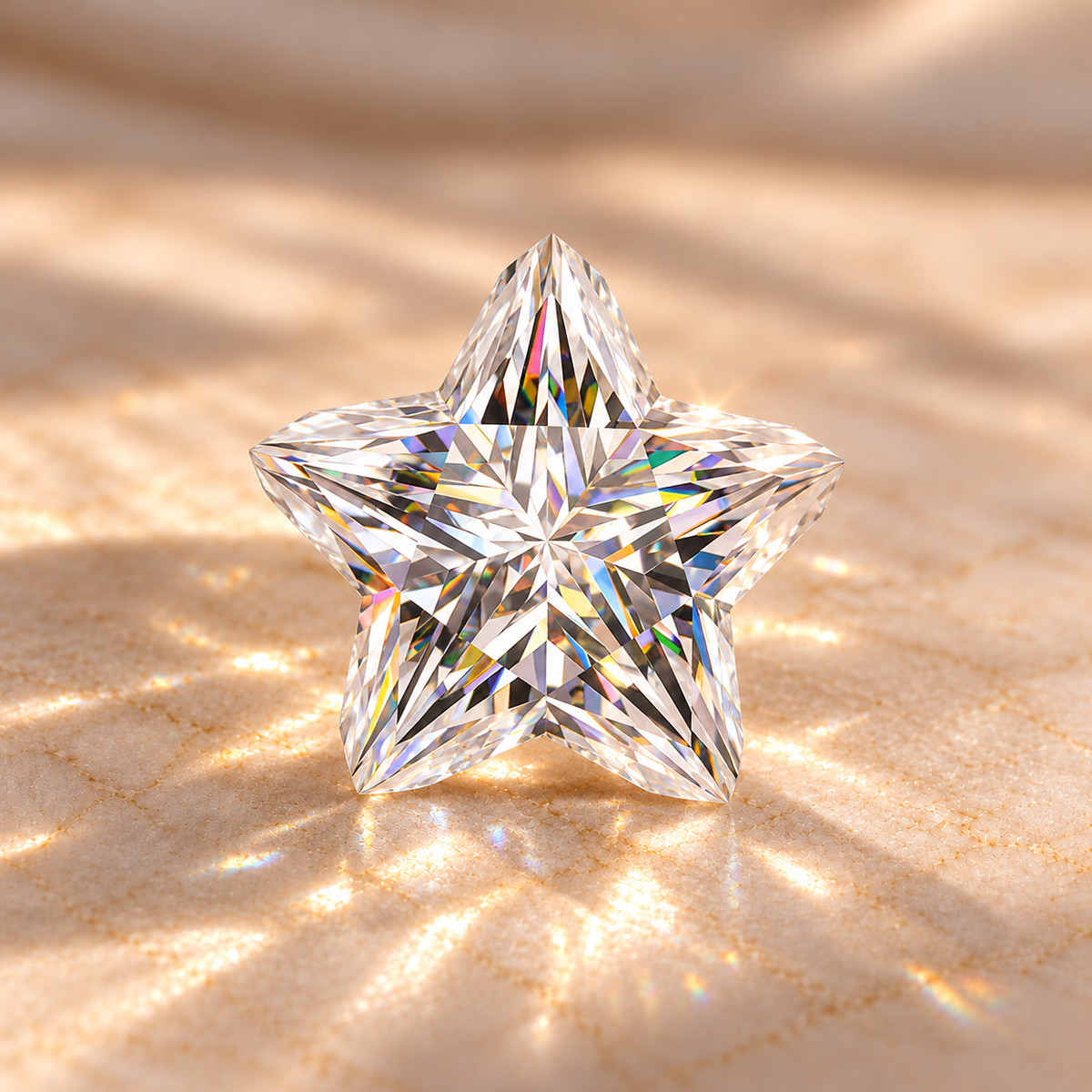 Pentagram Cut Loose Moissanite – D Colour VVS1