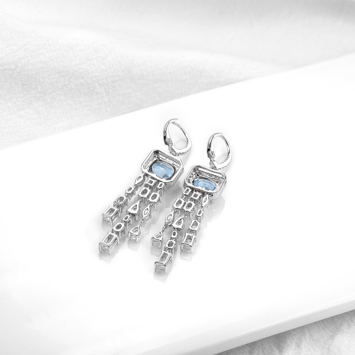 4.5 Carats Natural Gemstone Dangle Earrings - Your Choice of Gemstone - Premium Jewelry from Dazzling Delights - Just $119.95! Shop now at Dazzling Delights