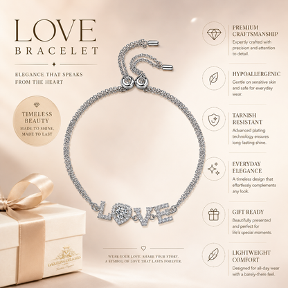 Pulsera AMOR Moissanita 