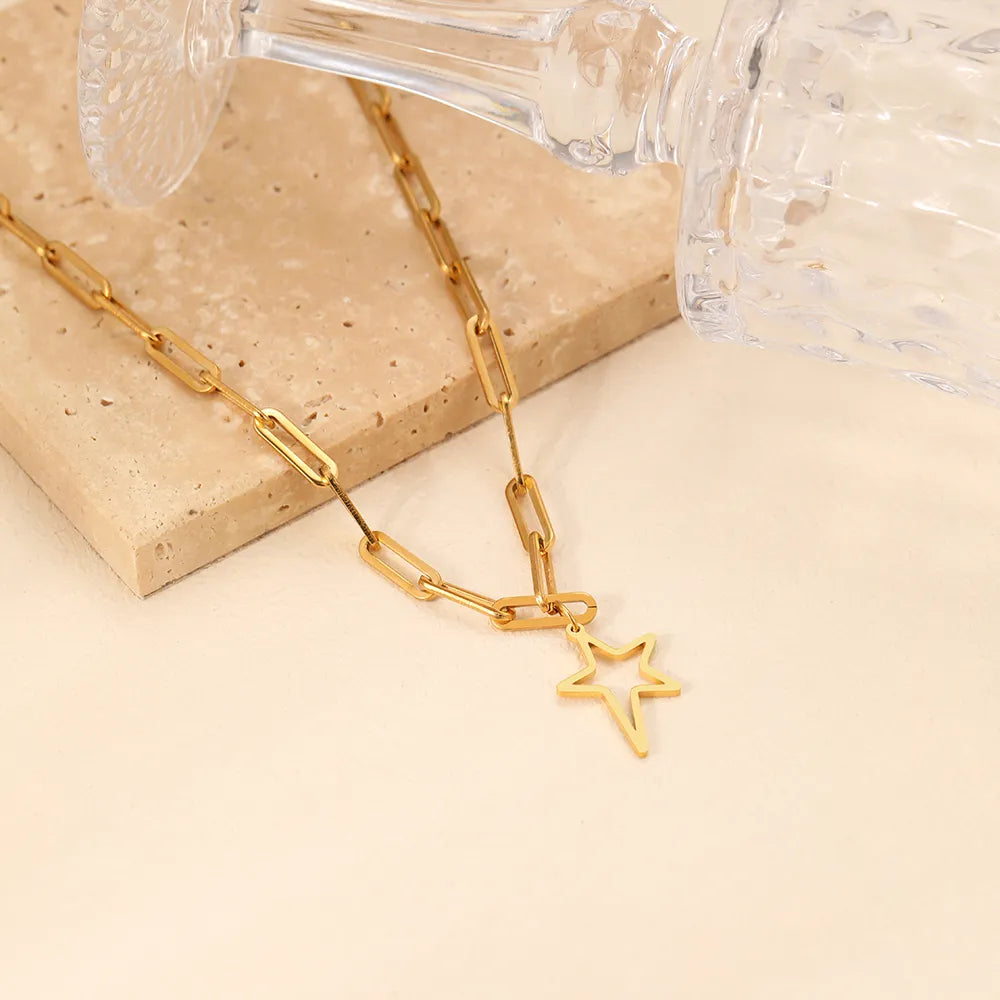 Titanium Irregular Star Pendant Necklace - Premium Jewelry from Dazzling Delights - Just $24.95! Shop now at Dazzling Delights