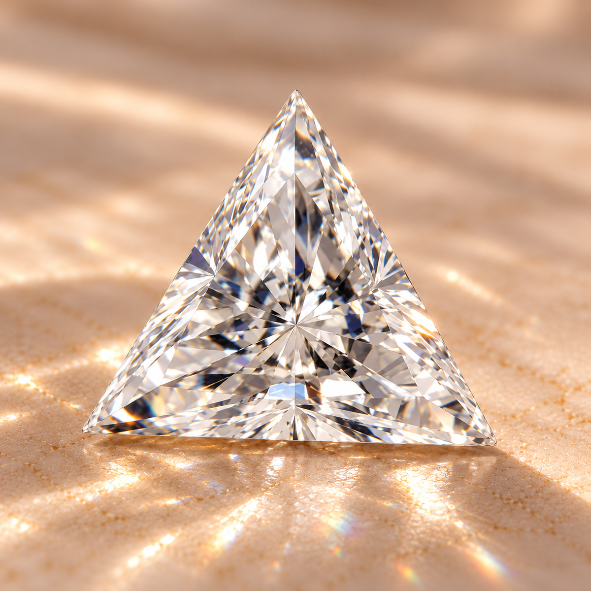 Triangle Cut Loose Moissanite – D Colour VVS1