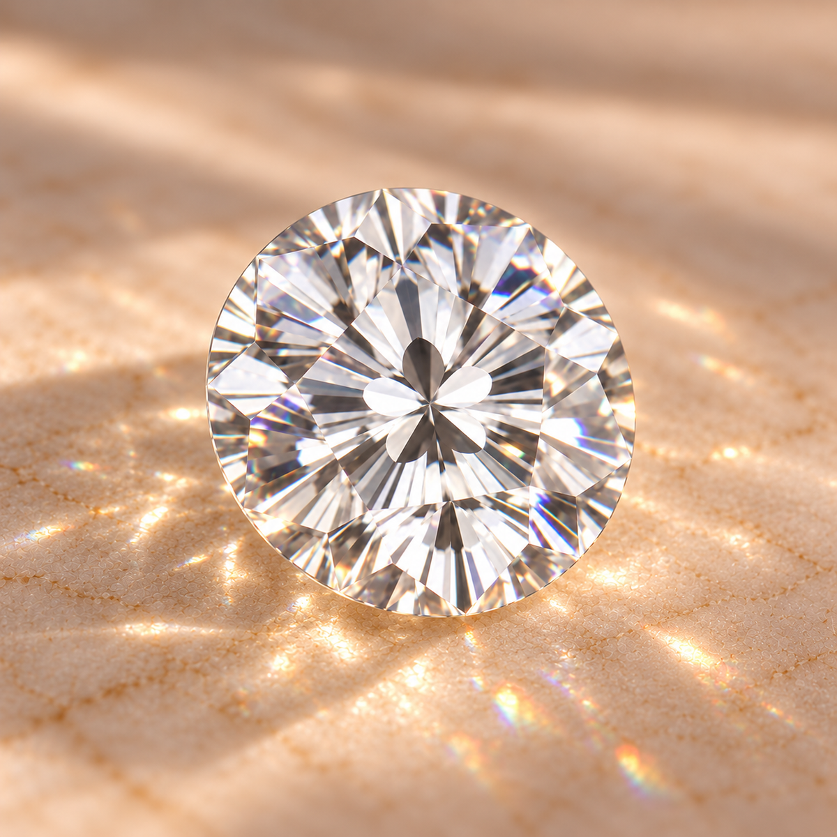 Plum Blossom Petal Cut Loose Moissanite – D Colour VVS1