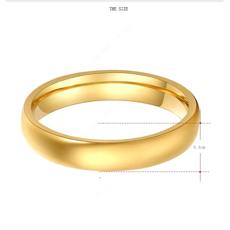 Titanium 4mm Traditional Wedding Band - Premium Jewelry from Dazzling Delights - Just $23.95! Shop now at Dazzling Delights