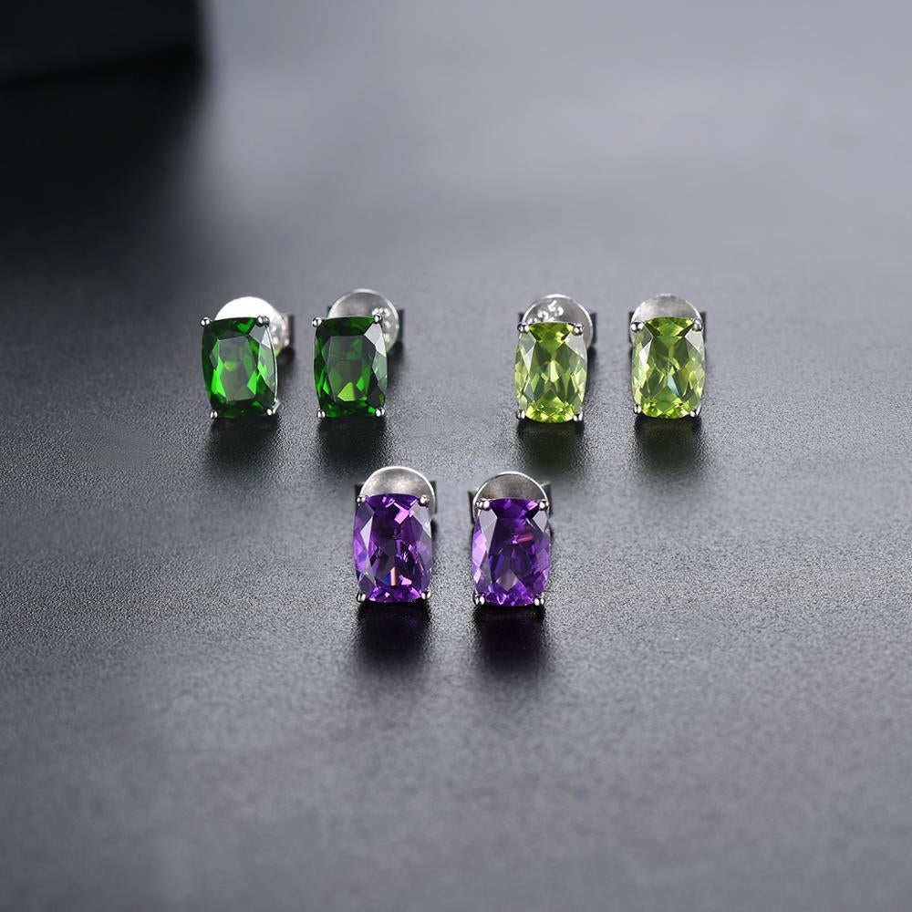 7x5mm Antique Cut Natural Gemstone Stud Earrings - Your Choice of Gemstone - Premium Jewelry from Dazzling Delights - Just $55.95! Shop now at Dazzling Delights