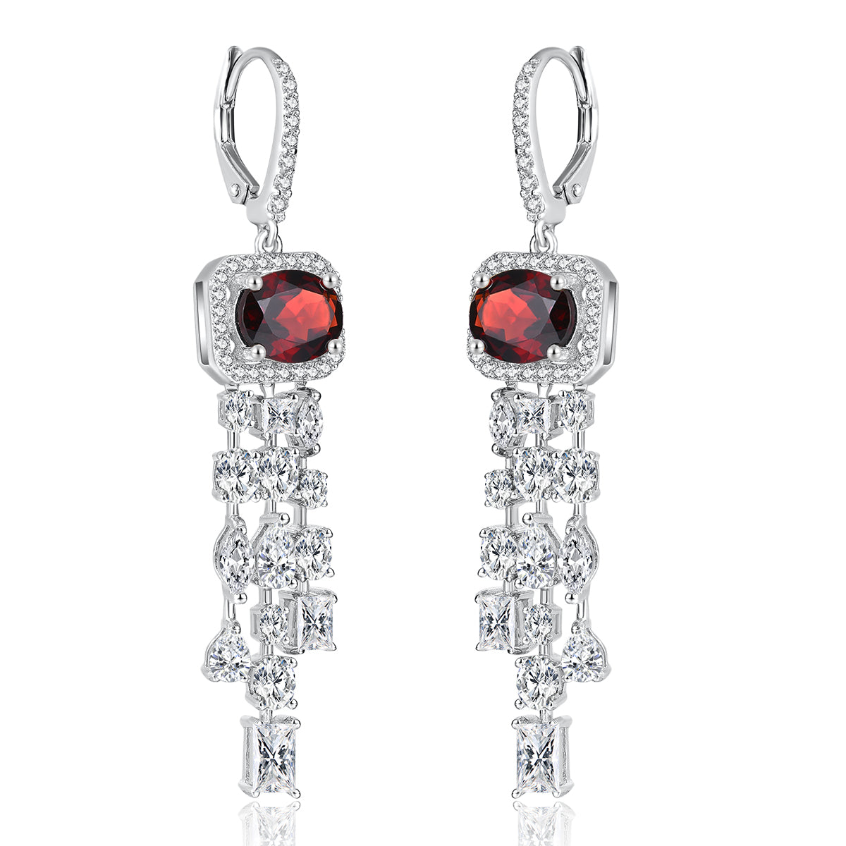 4.5 Carats Natural Gemstone Dangle Earrings - Your Choice of Gemstone - Premium Jewelry from Dazzling Delights - Just $119.95! Shop now at Dazzling Delights