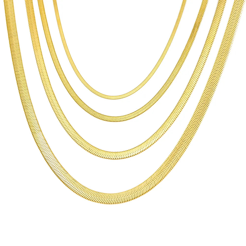 Titanium Snake Herringbone Choker - Premium Jewelry from Dazzling Delights - Just $27.95! Shop now at Dazzling Delights