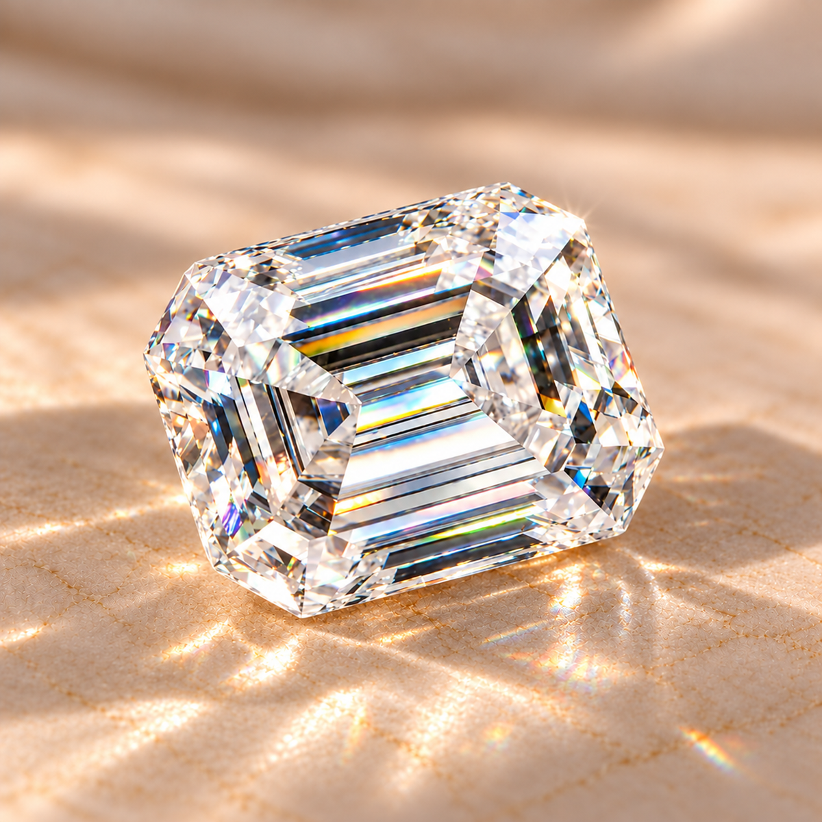 Moissanites Corte Esmeralda 