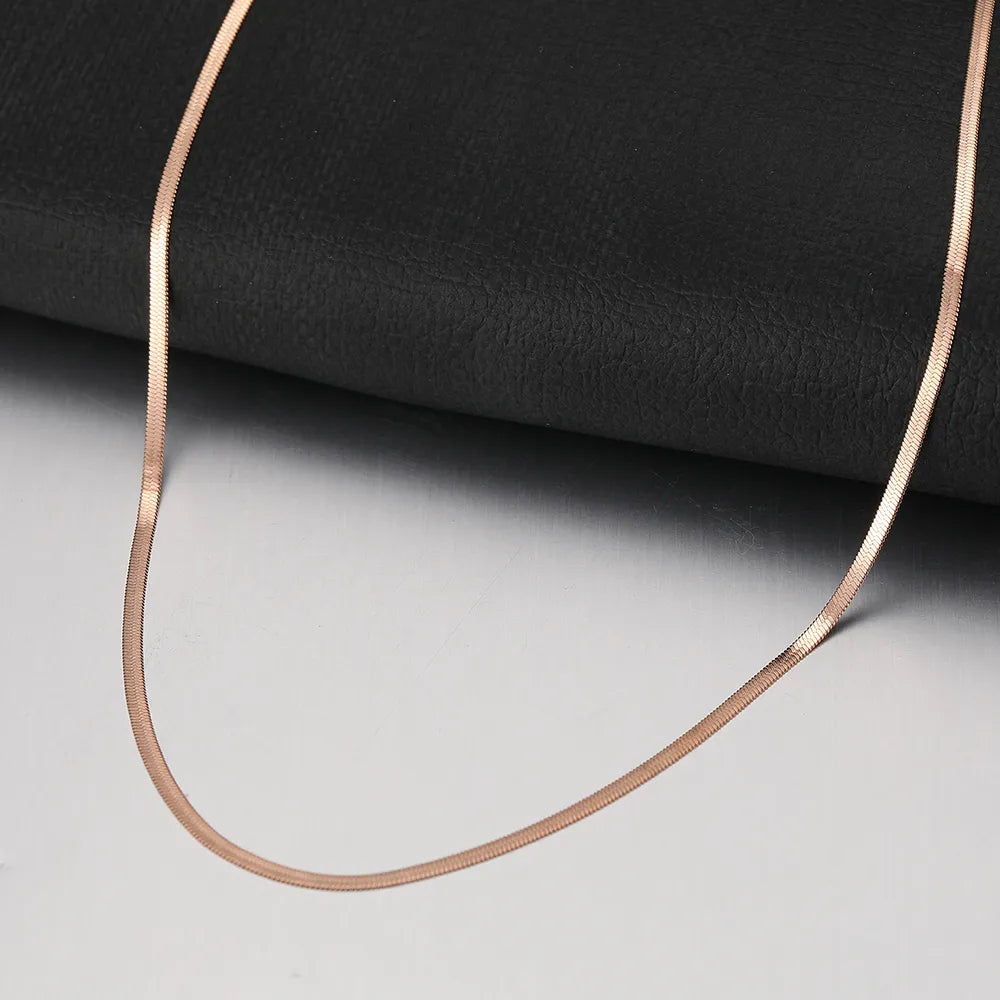 Titanium Snake Herringbone Choker - Premium Jewelry from Dazzling Delights - Just $27.95! Shop now at Dazzling Delights