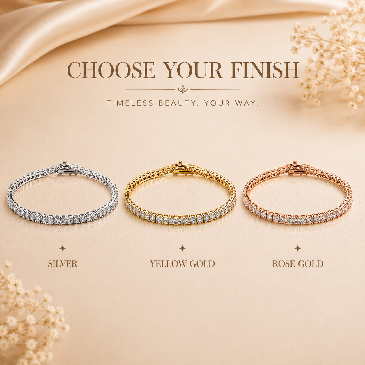 Classic Moissanite Tennis Bracelet